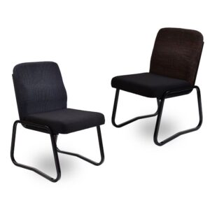 C2FS - Economy Full Back Side Chair with Skid Base