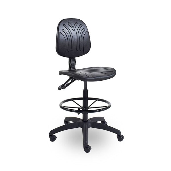 WC9SYC - Works Draughtsman Chair (Black) - Image 6