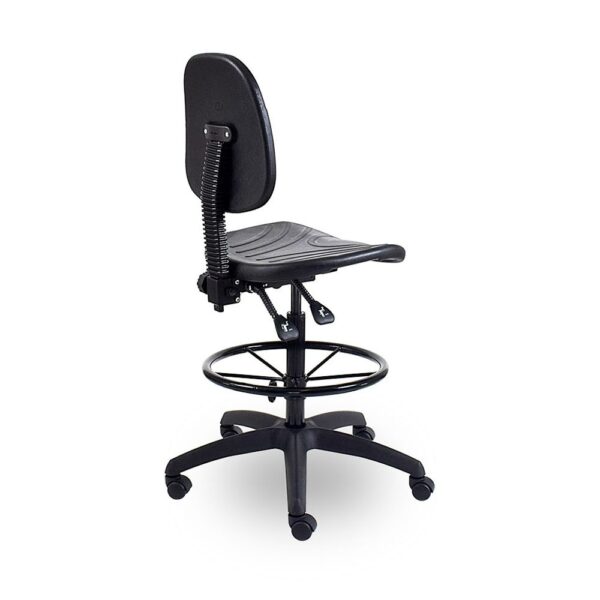 WC9SYC - Works Draughtsman Chair (Black) - Image 8