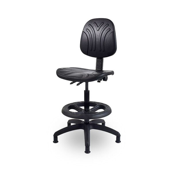 WC9SYC - Works Draughtsman Chair (Black) - Image 7
