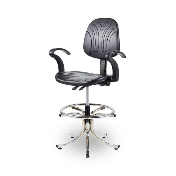 WC9SYC - Works Draughtsman Chair (Black) - Image 2