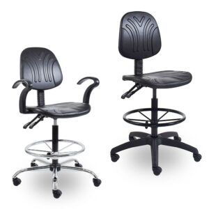 WC9SYC - Works Draughtsman Chair (Black)